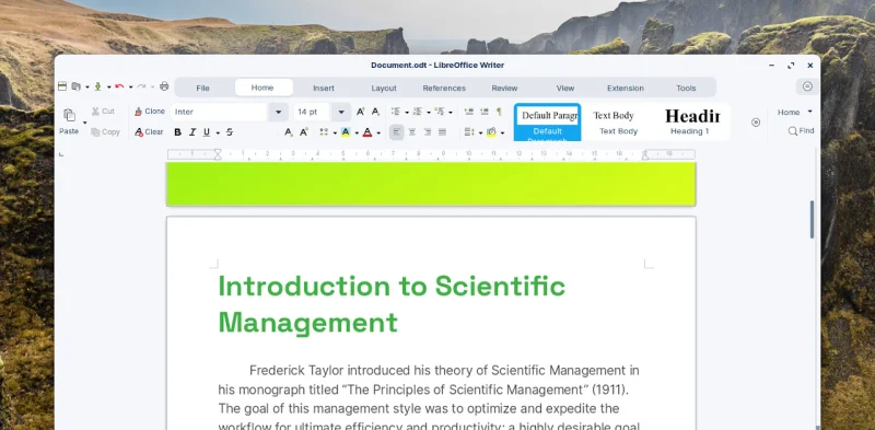 Zorin OS 17.1 inclut LibreOffice 24.2