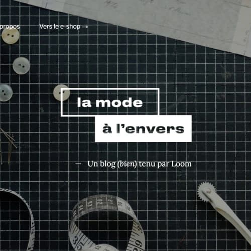 La mode à l'envers logo