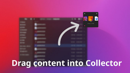 Collector, une alternative Linux à DropOver sous Mac