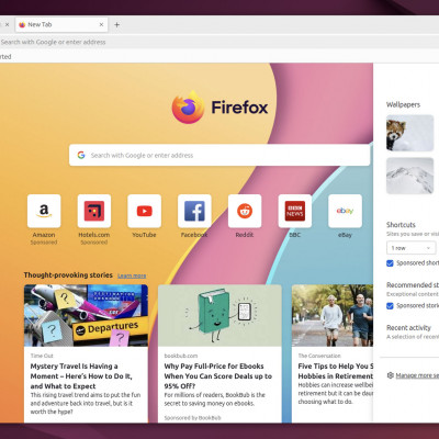 Les développeurs de Mozilla intègrent des fonds d'écran pour les nouveaux onglets dans Firefox.